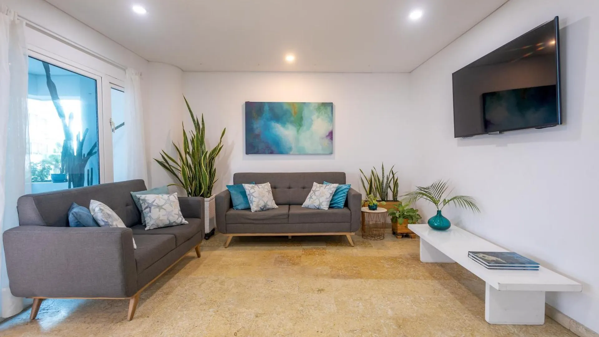 Ferienwohnung Luxury 3Br Apto. Salida A Playa Piscina Jacuzzi Cartagena  Kolumbien